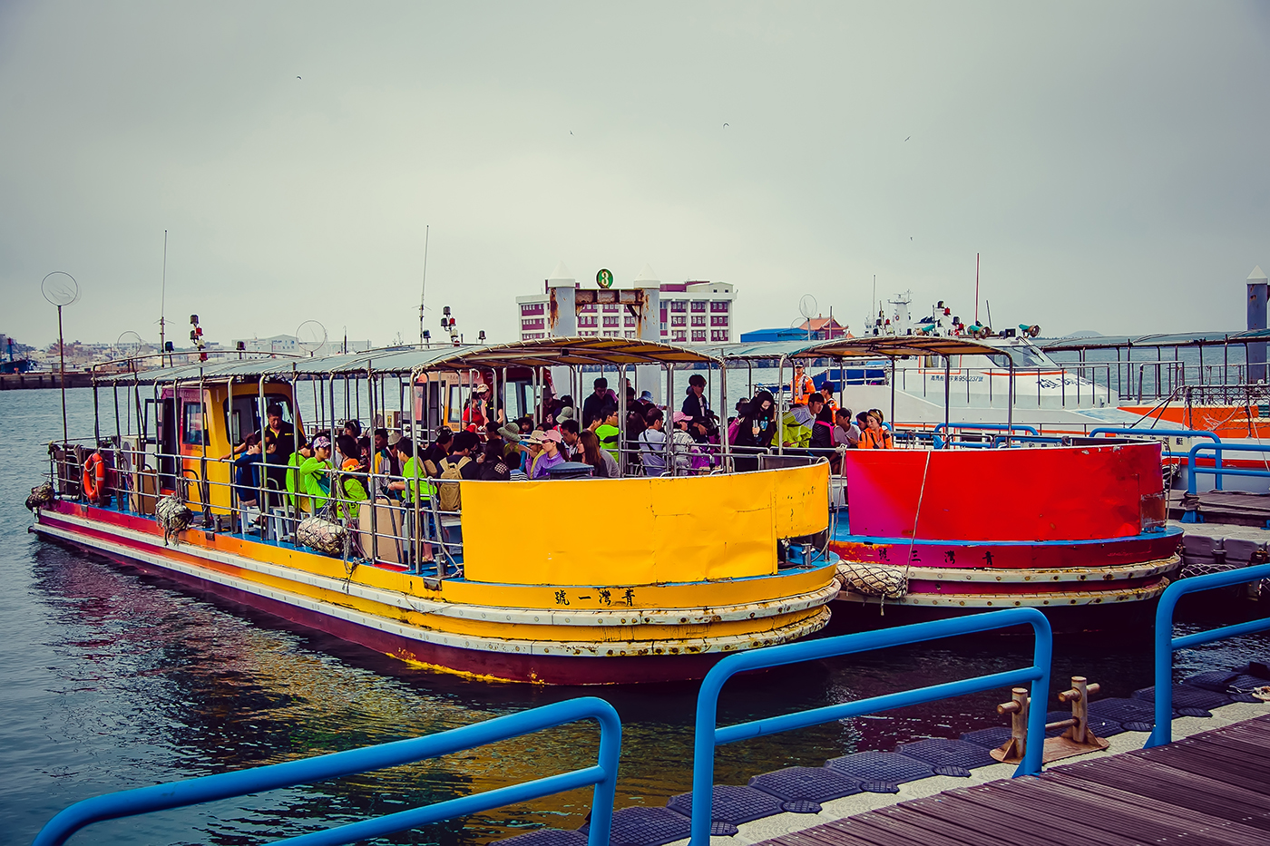 Boats at the South Sea Visitor Center