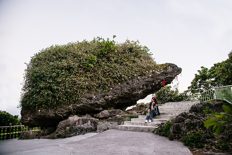 Strange rock shaped like a turtle in Kending