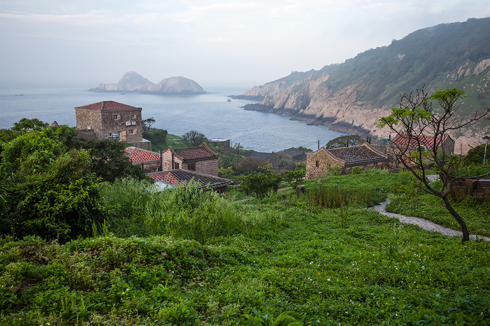 Look over Dapu Village on Dongju, Matsu Islands