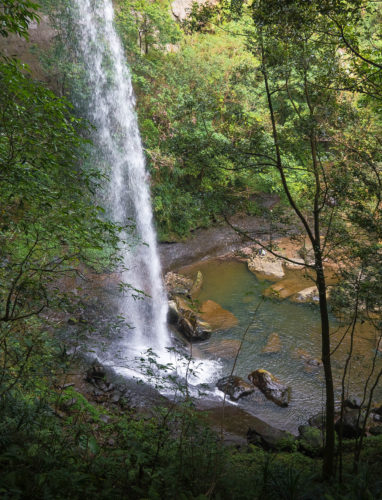 Motian Waterfall seen from higher up