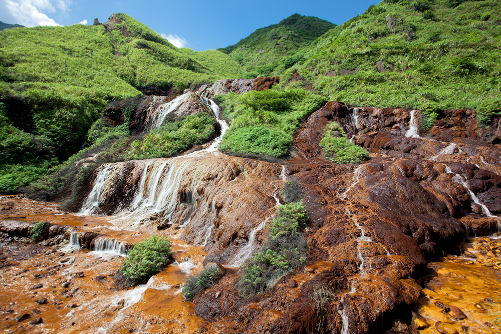 Golden Waterfall near Jinguashi