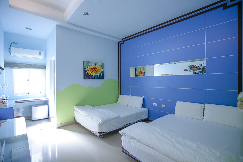 Blue guestroom of Hao Ho Homestay