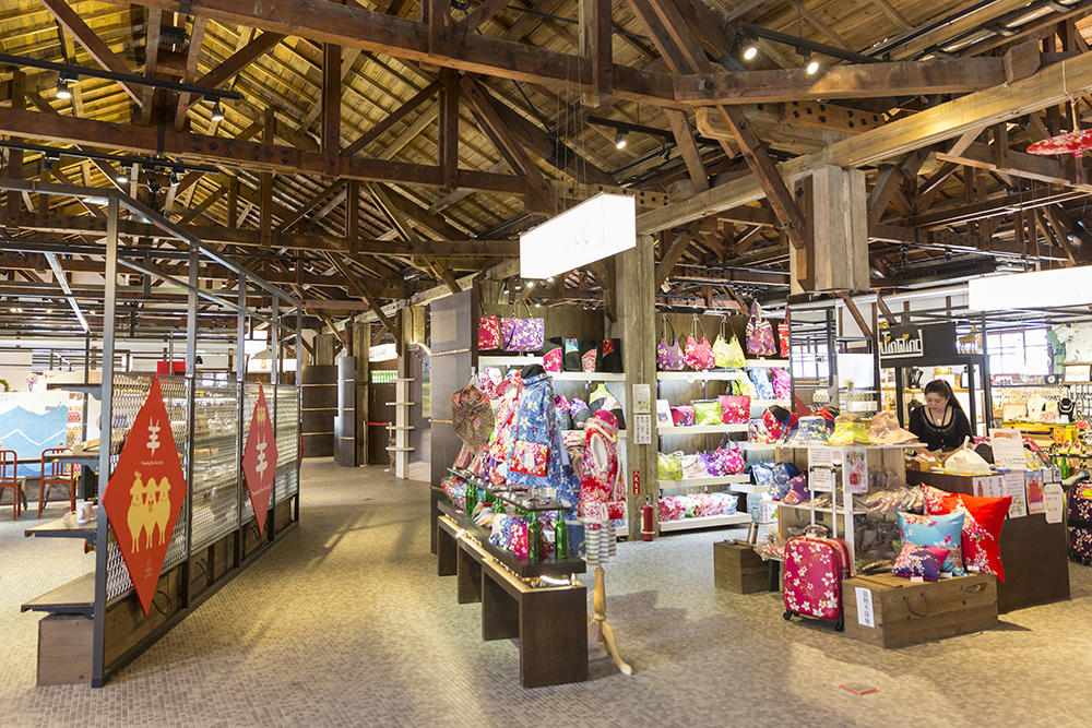 Store with locally-made products in A-Zone Warehous