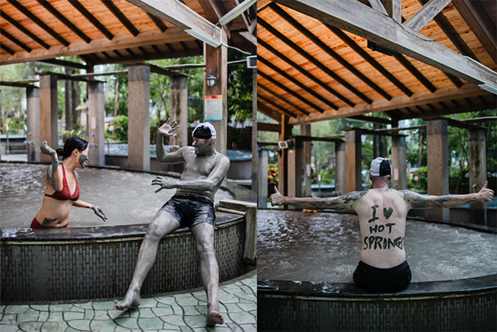 Mud bathing at Guan-Zih-Ling Toong Mao Spa Resort