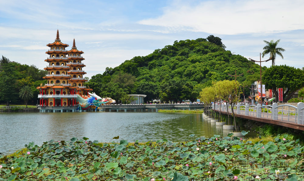 The Dragon and Tiger Pagodas at Lotus Pond
