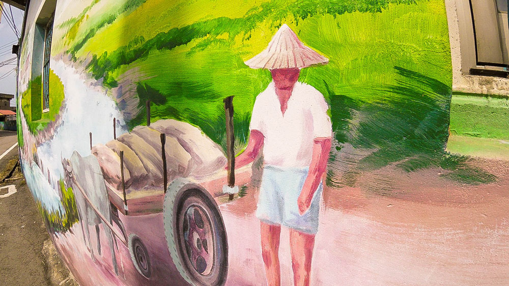 Farmer with traditional hat