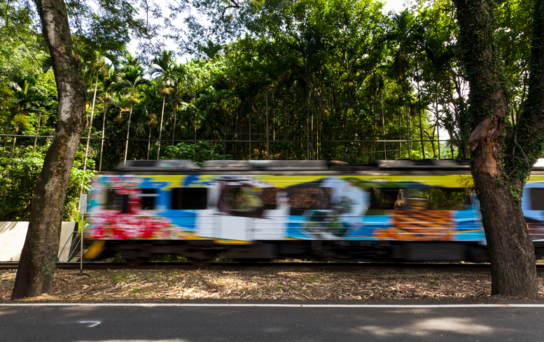 Running through Nantou County