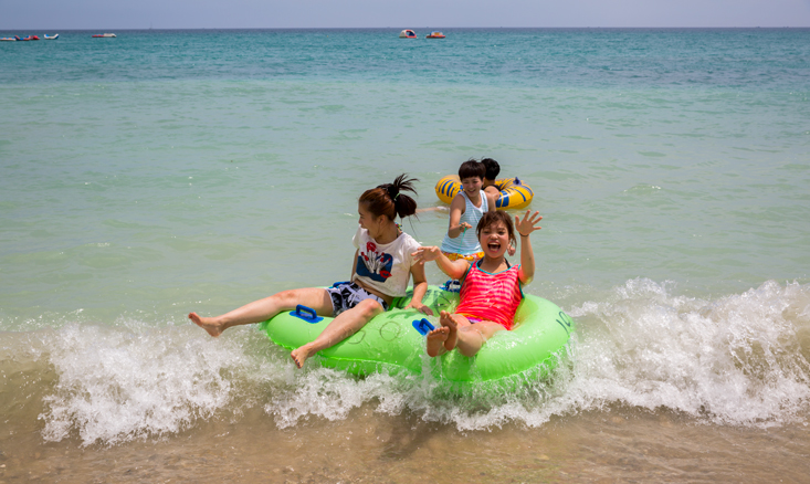 Water fun at Nanwan