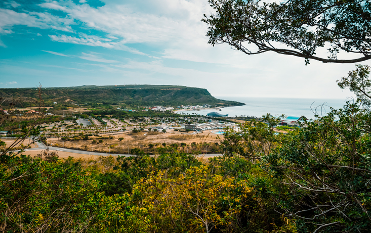 National Museum of Marine Biology and Aquarium seen from Mt. Gui