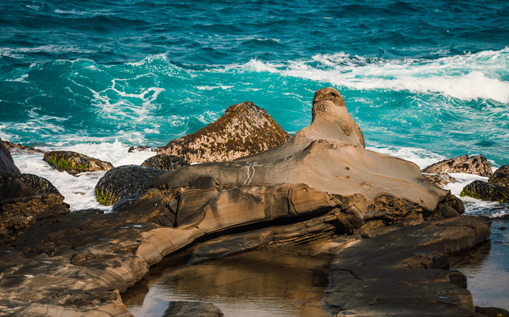 Peculiar rock formations