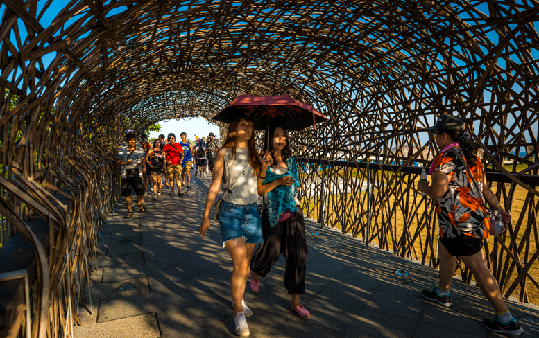 Rattan dome at Taitung's Seashore Park