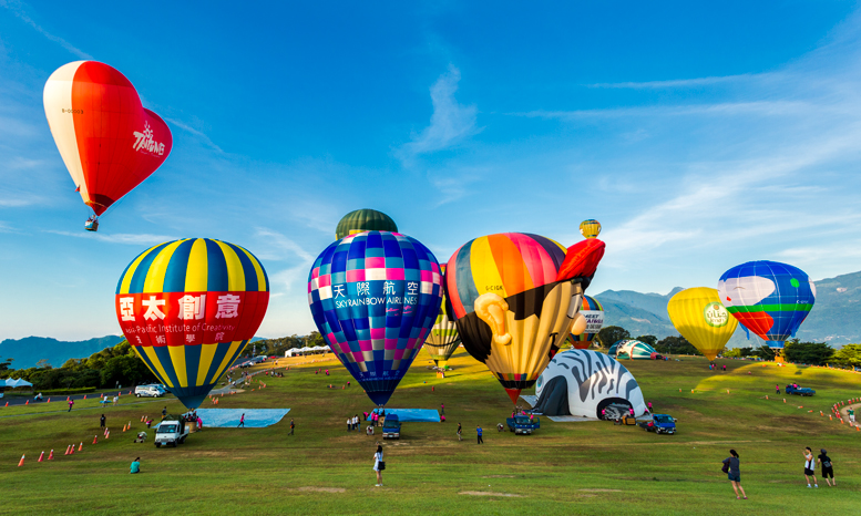 Taiwan International Balloon Fiesta at Luye Gaotai