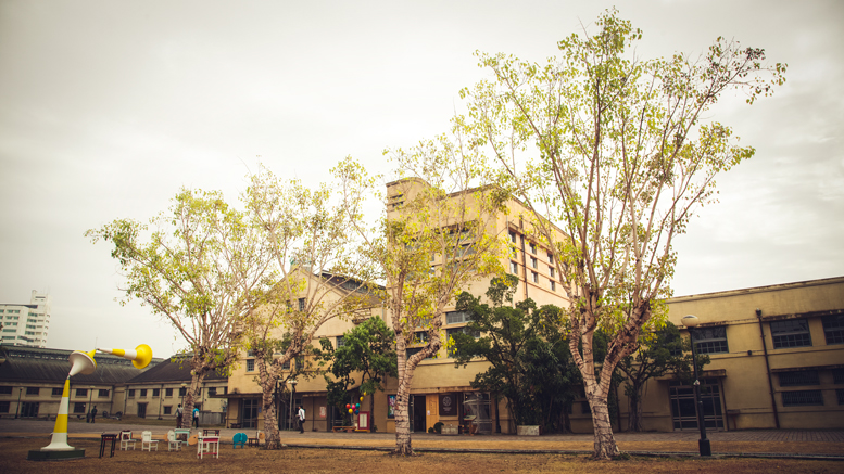 Inside one building of Chiayi Cultural and Creative Industries Park