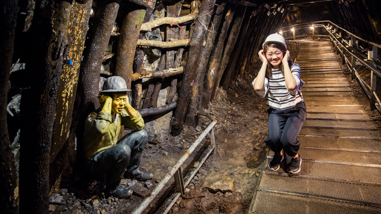 Old mining tunnel at Gold Ecological Park