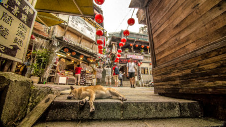 Jiufen street scene