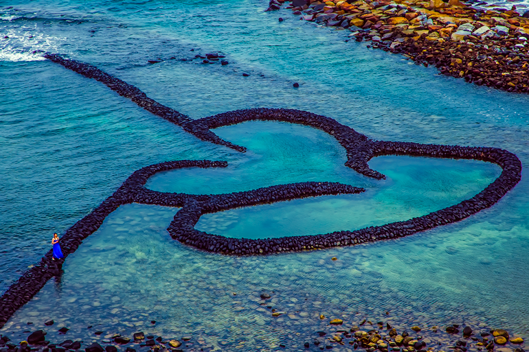 Twin Hearts Stone Weir