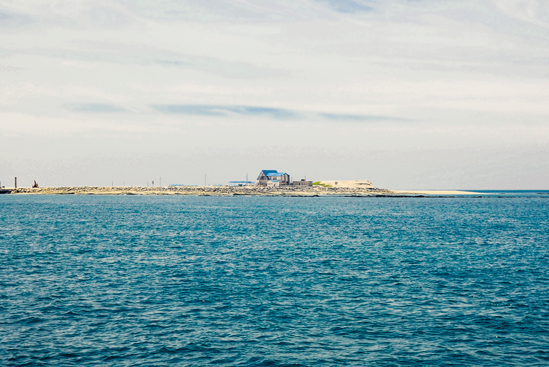 Jibei Island seen from a distance