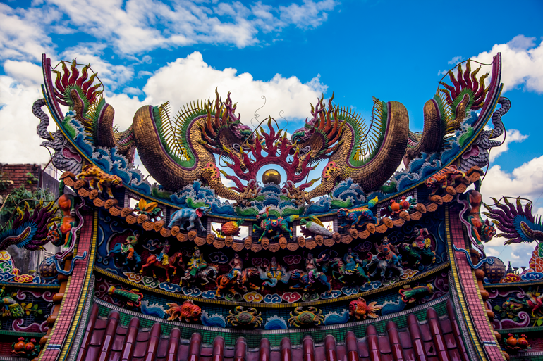 Roof of Nantian Temple