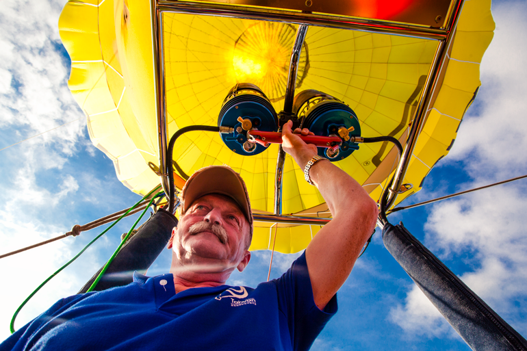 Experienced balloon pilot