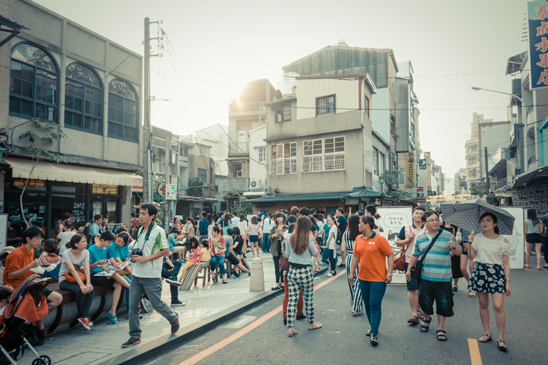 Busy Zhengxing Street