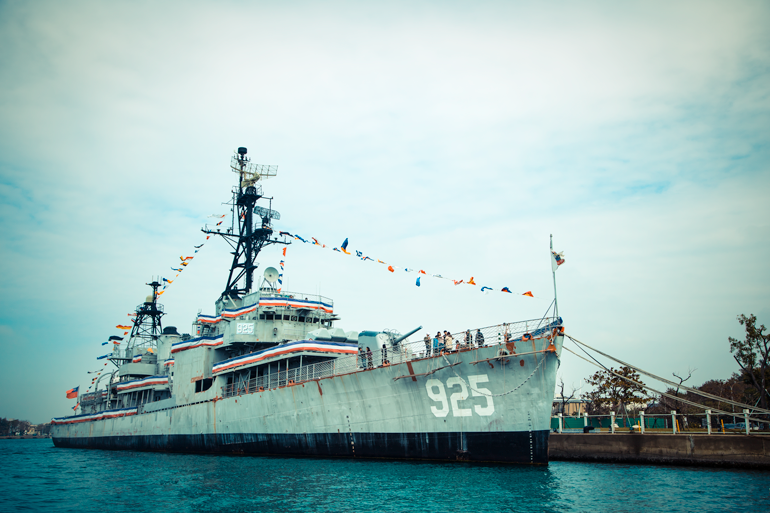 War Ship with museum inside