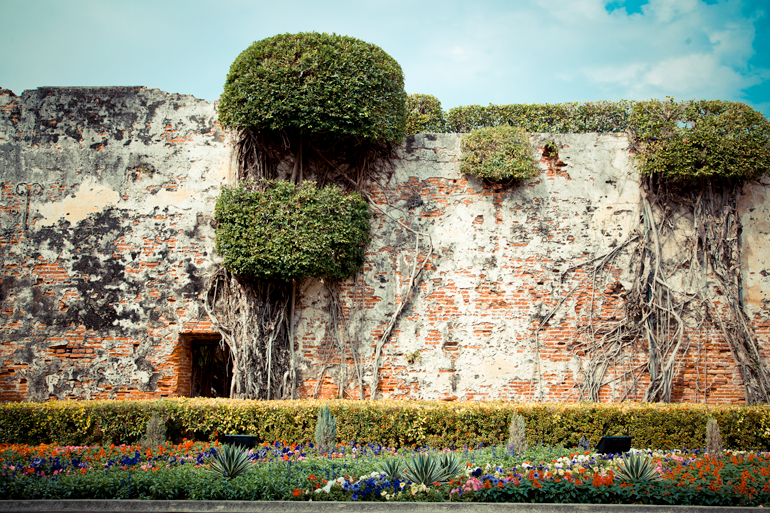 Old wall of Anping Fort