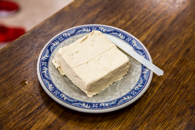 Self-made tofu