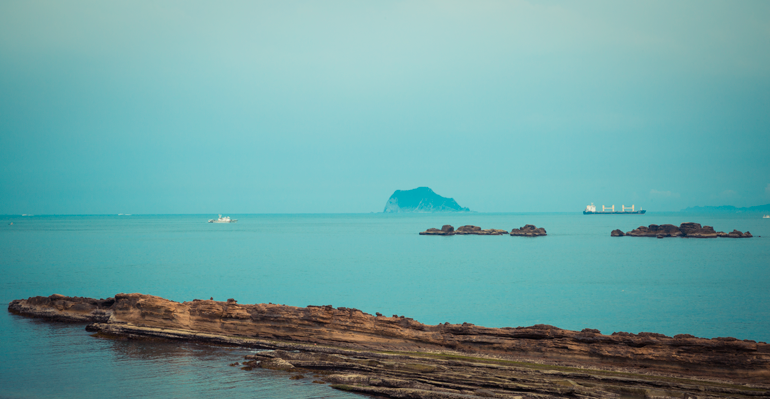The North Coast with Keelung Islet in the distance
