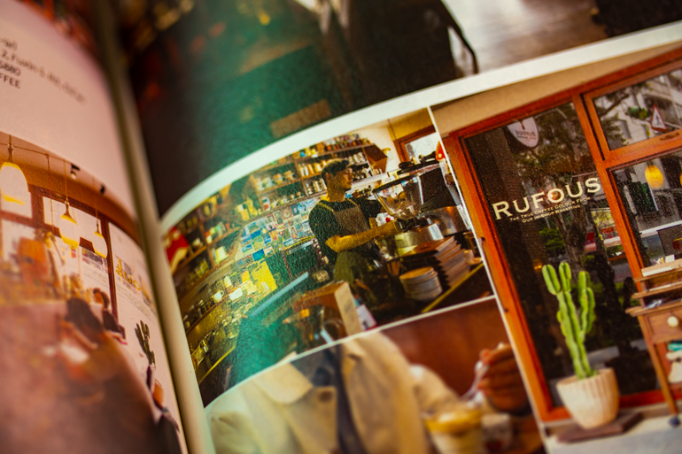 Some of Taipei's great cafes are recommended in the book