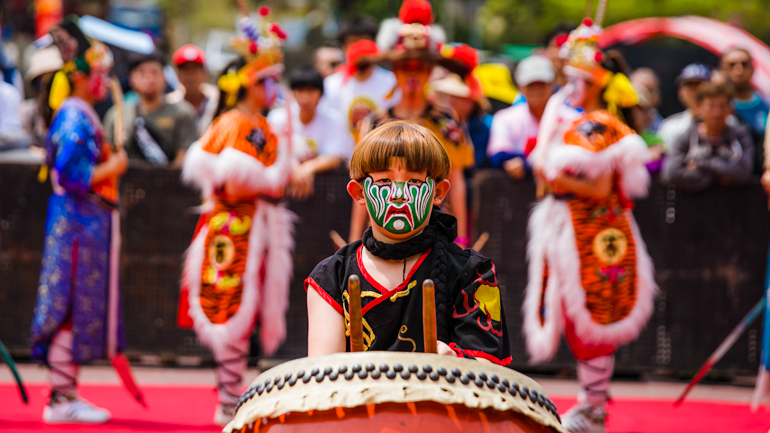 For some Spring Festival revelers in China, traditional attire adds an  element of time travel to celebrations